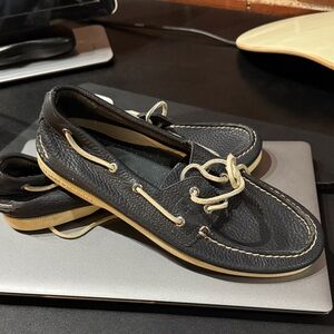 Sperry Top-Sider Navy Leather Sz. 10.5